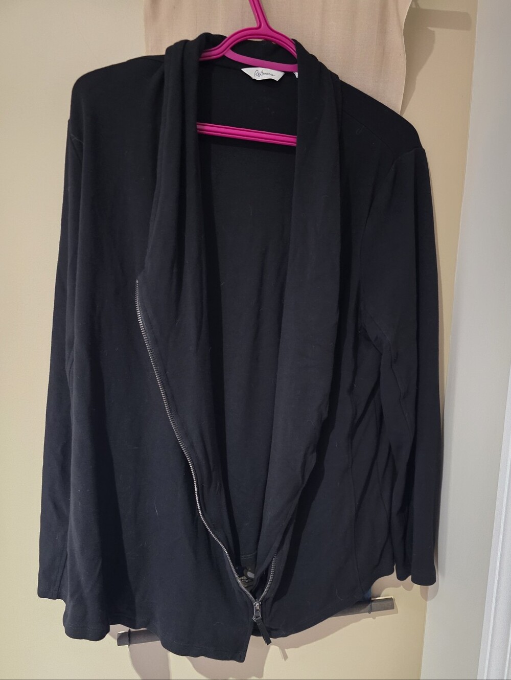 Reitmans Black Zip Cardigan